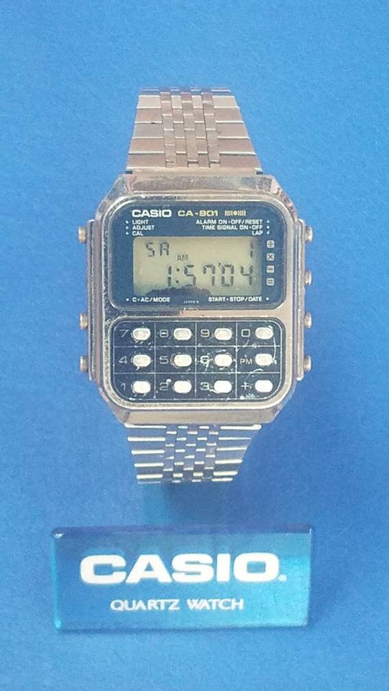 Vintage \u0026 Very Rare Casio CA-901 Blue Version Invader Game | Etsy Singapore