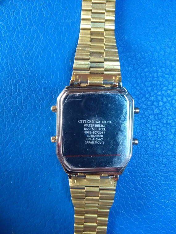 Citizen Ana digi Temp Reprinted Edition Gold New other
