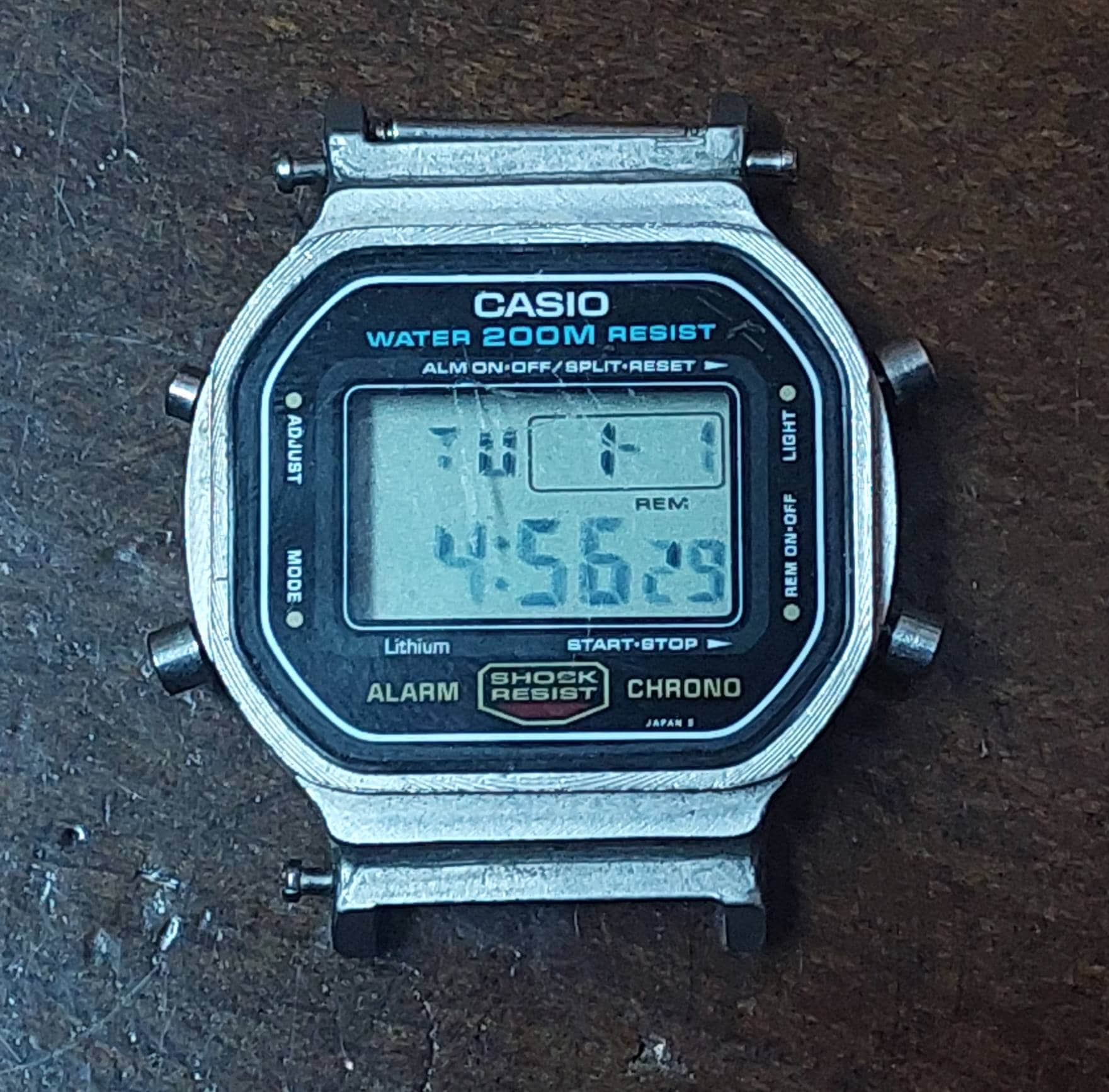 Vintage Casio G-shock Dw-5600 DW 5600 901 Chrono Watch Working For Repair