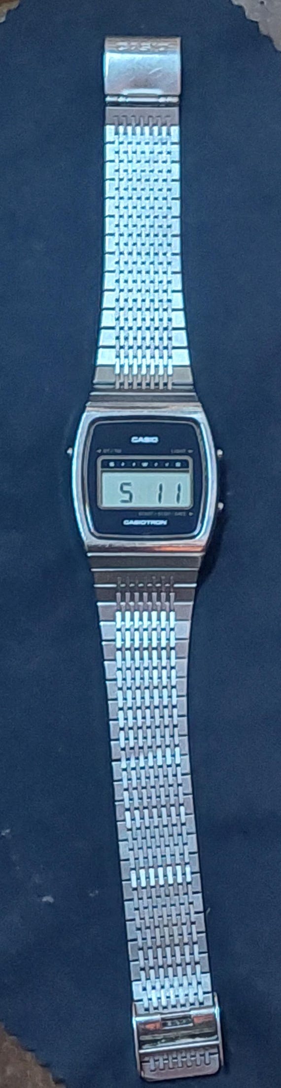 Vintage Casio Casiotron Digital Watch 53cs-19 - 1970s Ultra Slim