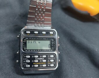 Vintage 1983 Casio CFX-200 Scientific Calculator Watch - Etsy