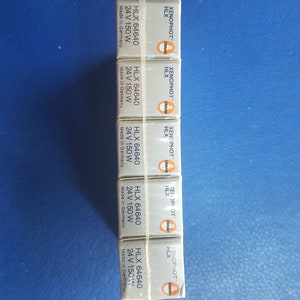 5X Osram HLX 64640 150W 24V Low Voltage G6.35 Xenophot JC Type clear 150G6.35/24 Bulb