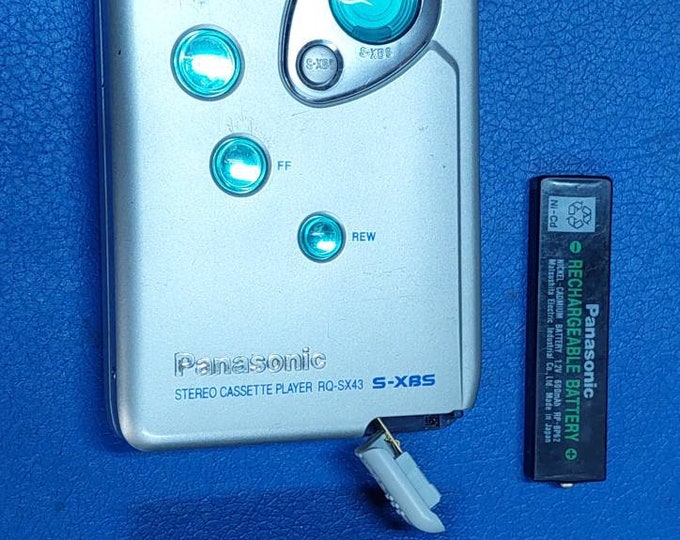 Panasonic RQSX43 Stereo Cassette Player With AA Battery Compartment as