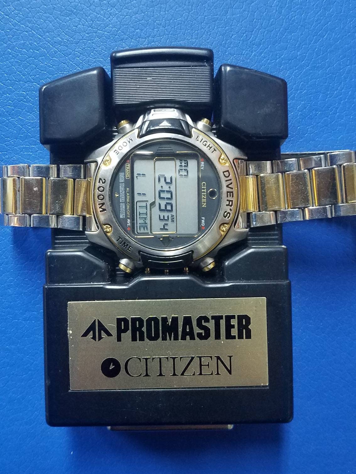 Rare Citizen Hyper Aqualand Promaster Diver s D203 089821 Mens Watch W data Transfer Etsy Australia