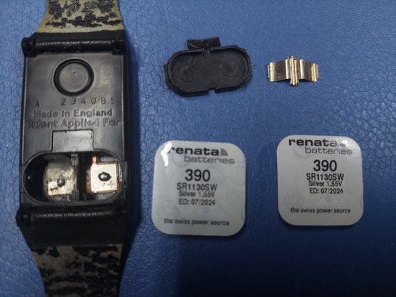 Vintage and Ultra Rareee Sinclair Black Led Watch W Manual and