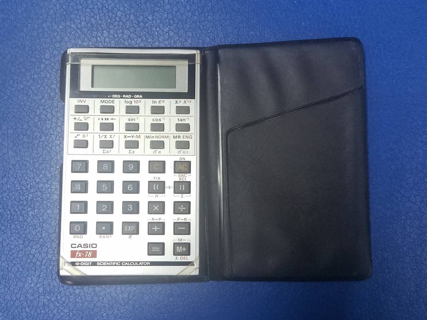 Vintage Casio FX 78 Pocket Scientific Calculator With Case New Batteries Etsy Australia