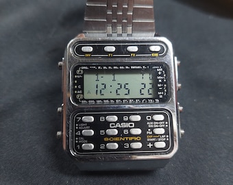 Vintage 1983 Casio CFX-200 Scientific Calculator Watch - Etsy