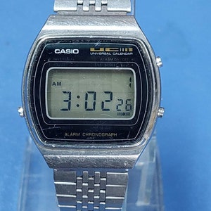 Vintage Casio 79CS-53 Casiotron Universal Calendar Watch *** Fully working ***