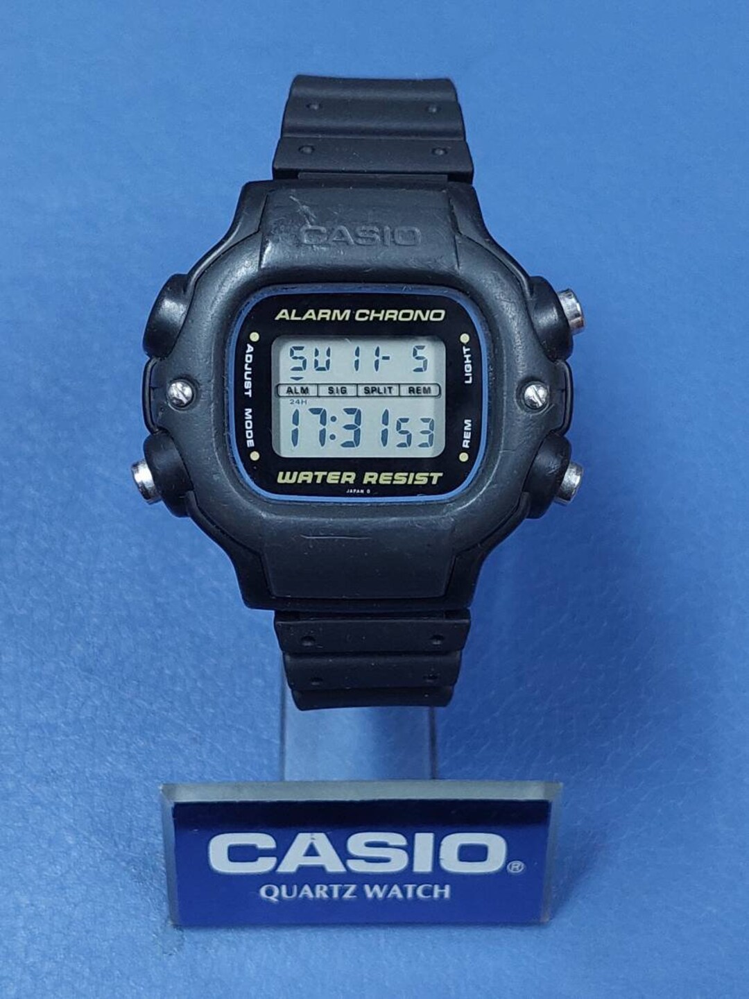 Vintage Very Rare 1992 CASIO DW 340 1000 Japan M 300M WR 40mm