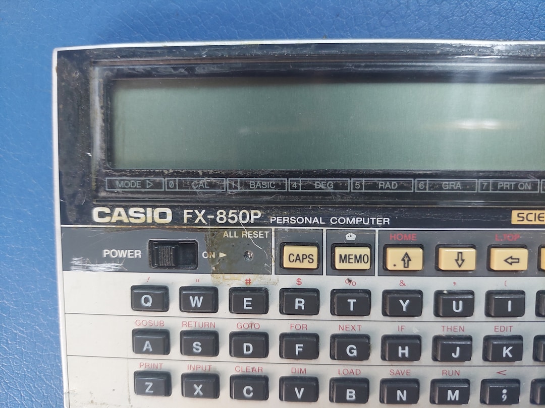 ★ジャンク★CASIO PERSONAL COMPUTER FX-870P CASIO FX-870P Pocket Computer / RAM HD61700 / with Box