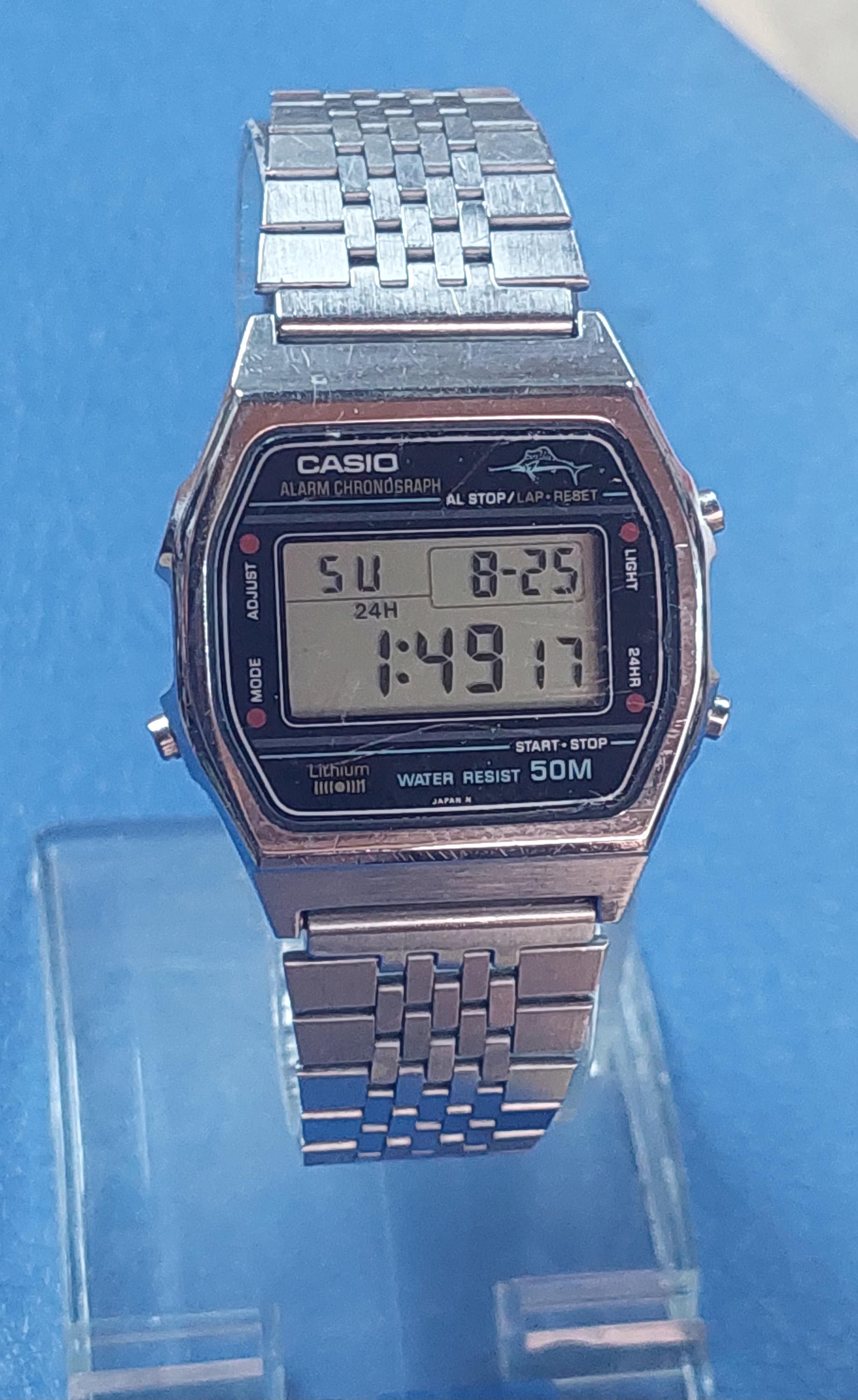 1980s Casio Marlin W-36 Quartz LCD Chronograph – Mornington