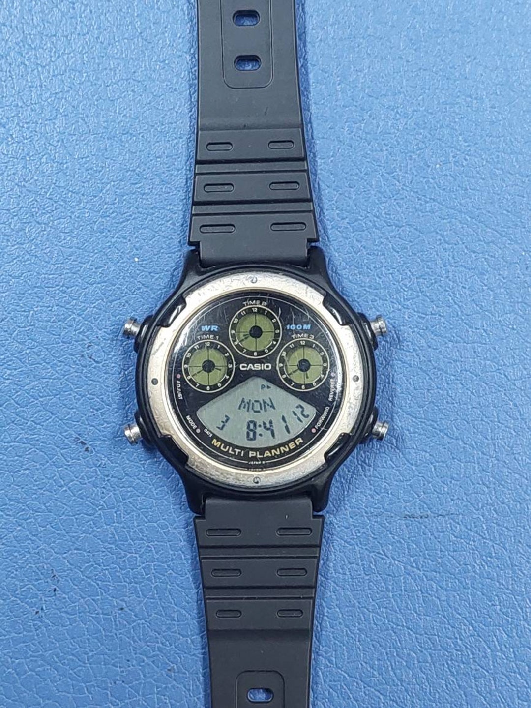ORIGINAL CASIO MULTI PLANNER DIGITAL QUARTZ BGP-250 MEN'S