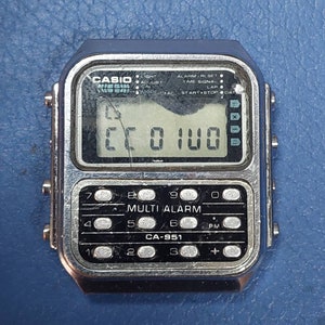 Reloj Calculadora Casio con Lavender Screen Mod (CA-53W-1ER)
