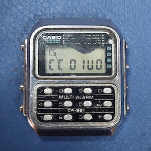 Reloj Calculadora Casio con Lavender Screen Mod (CA-53W-1ER)