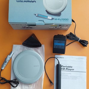 SONY CDウォークマン D-EJ1000 吸いつけ