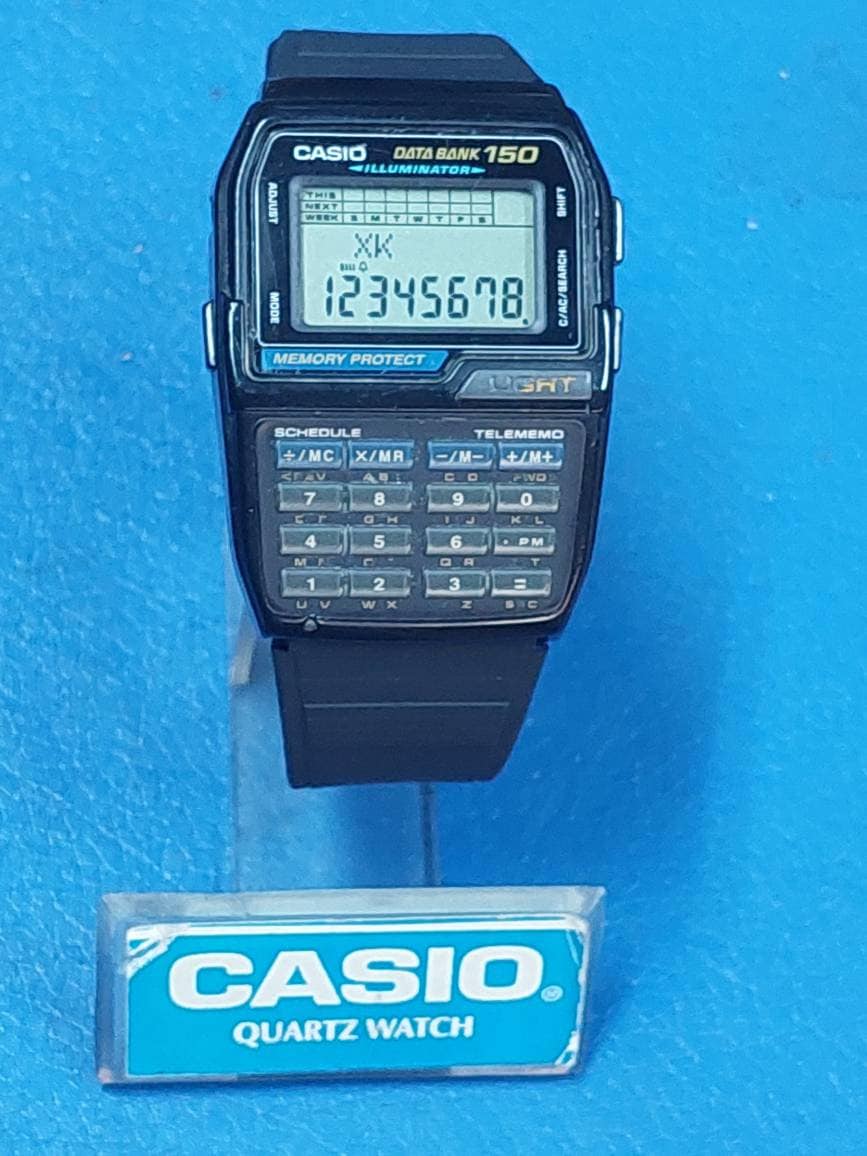 Utænkelig skillevæg Rund Casio DBC-150 Calculator Data Bank 150 Memory Protect Wrist - Etsy