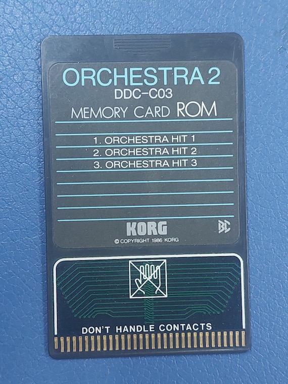 KORG M3R+DRUMS1 DATA MEMORYカード Korg Memory Card Roms for Korg DDD-1 DDD-5 Dynamic Digital