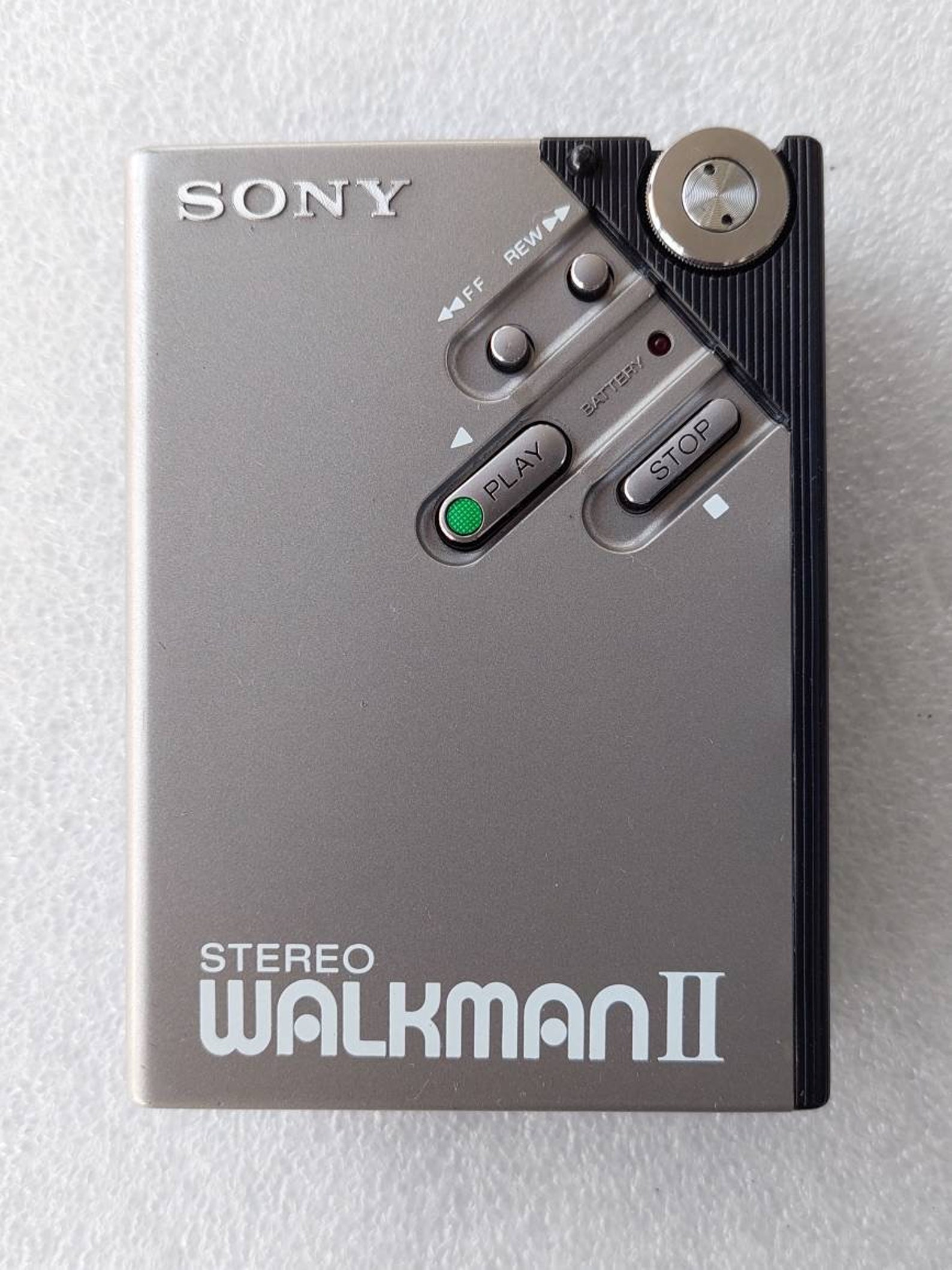 Sony WM2 Walkman II Silver used Personal Cassette Player Etsy