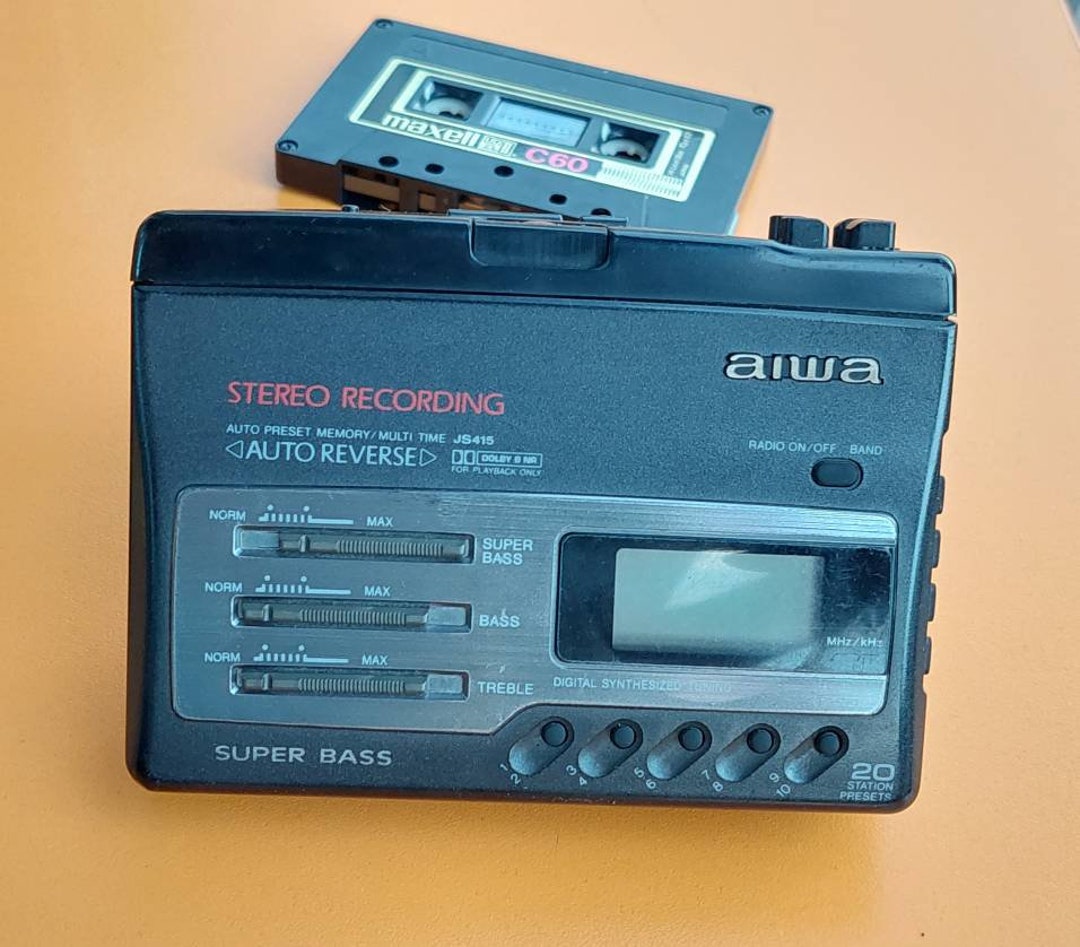 Vintage Aiwa HS-JS415 Stereo Radio Cassette Recorder , Japan