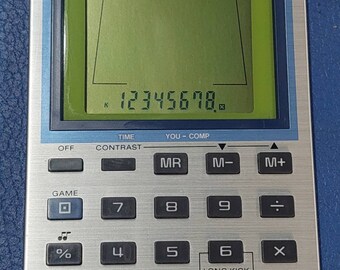 ▽Db左255 カシオ SG-12 フットボールゲーム 電卓 長期保管品