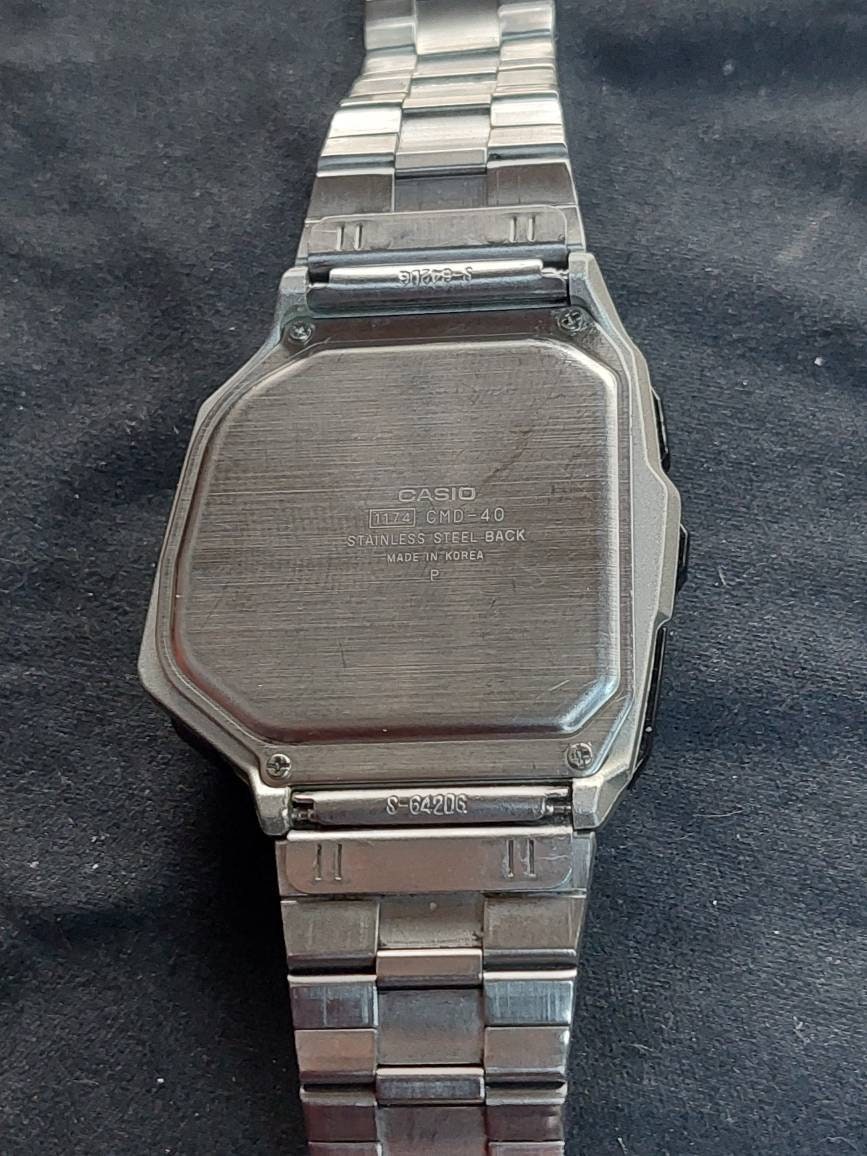 Vintage Casio CMD-40 CMD40 Remote Calculator Alarm Watch | Etsy Singapore