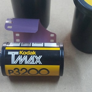 2x Kodak T-MAX P3200 TMZ 135-36 Black and White Film