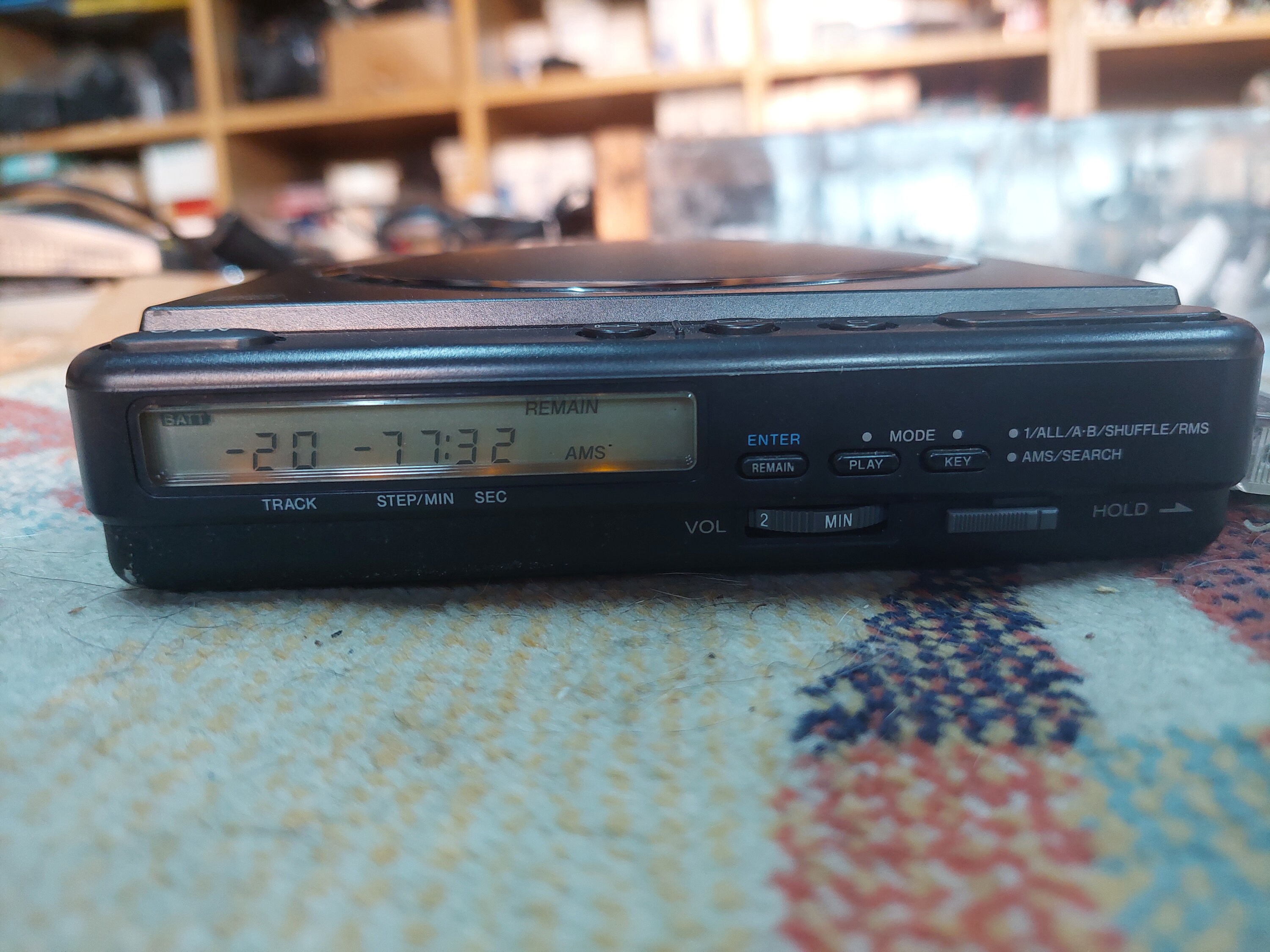 SONY Discman ポータブルCDプレーヤー D-20 日本製