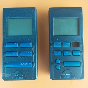 WTW Ph 315i en 330i Handige waterdichte professionele Ph/mv-meter *** Niet volledig getest , verkocht zoals het is ***