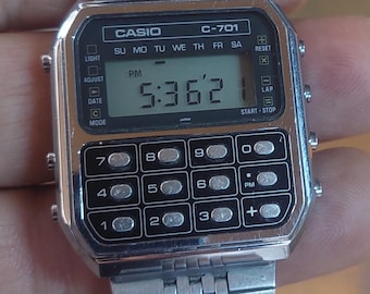 希少なヴィンテージ カシオ C-80 電卓/時計モジュール 133 JAPAN R
