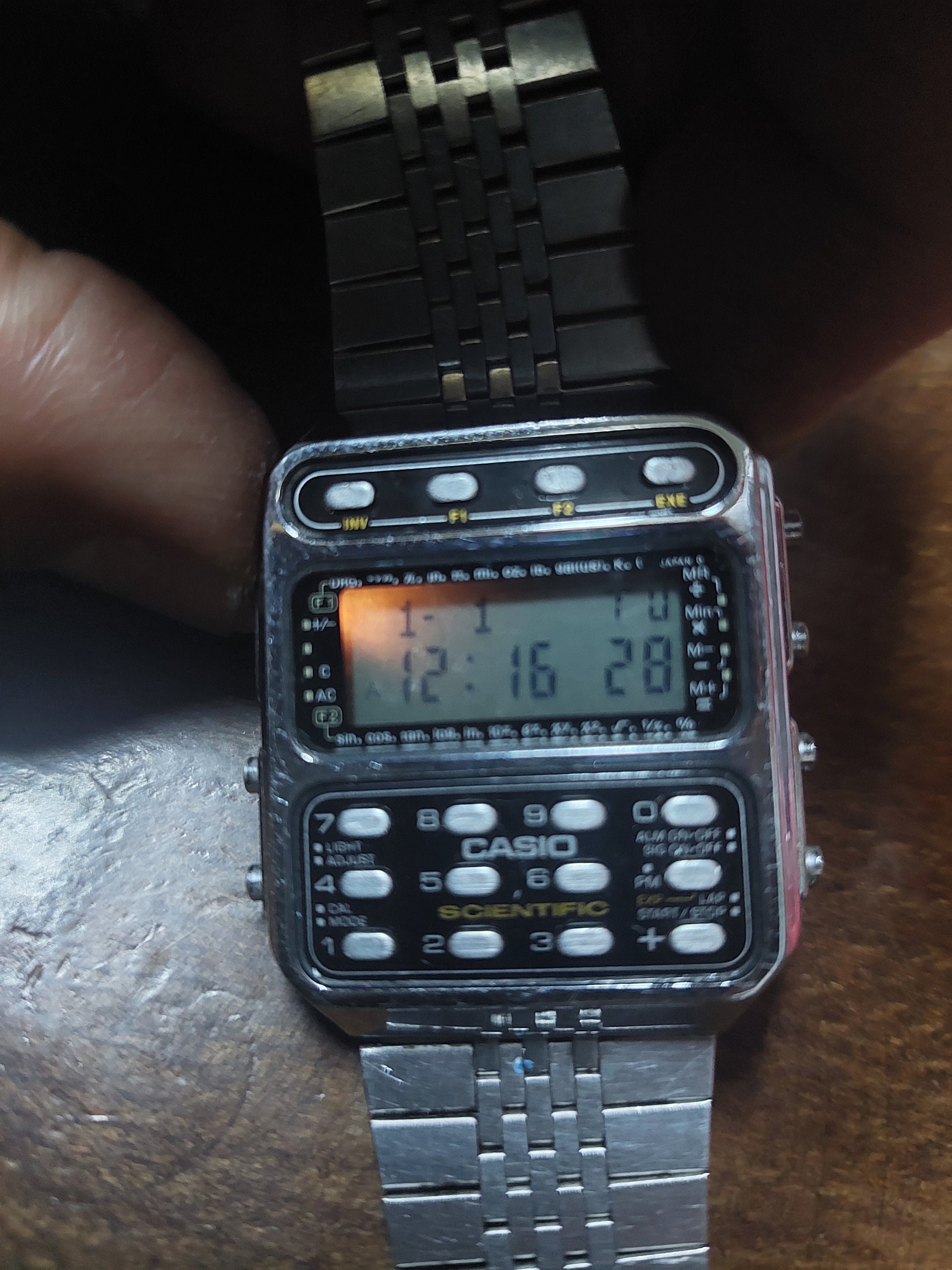 Vintage 1983 Casio CFX-200 Scientific Calculator Watch - Etsy