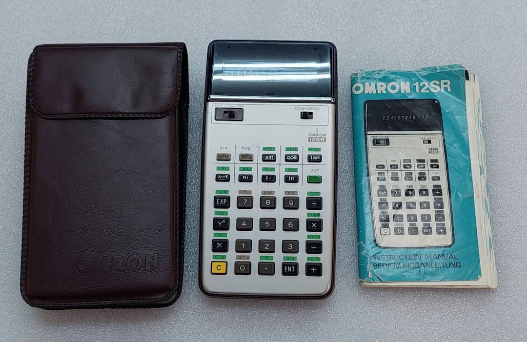 Vintage Very Rare Omron 12SR Calculator RPN Nonhp Scientific 1970s W