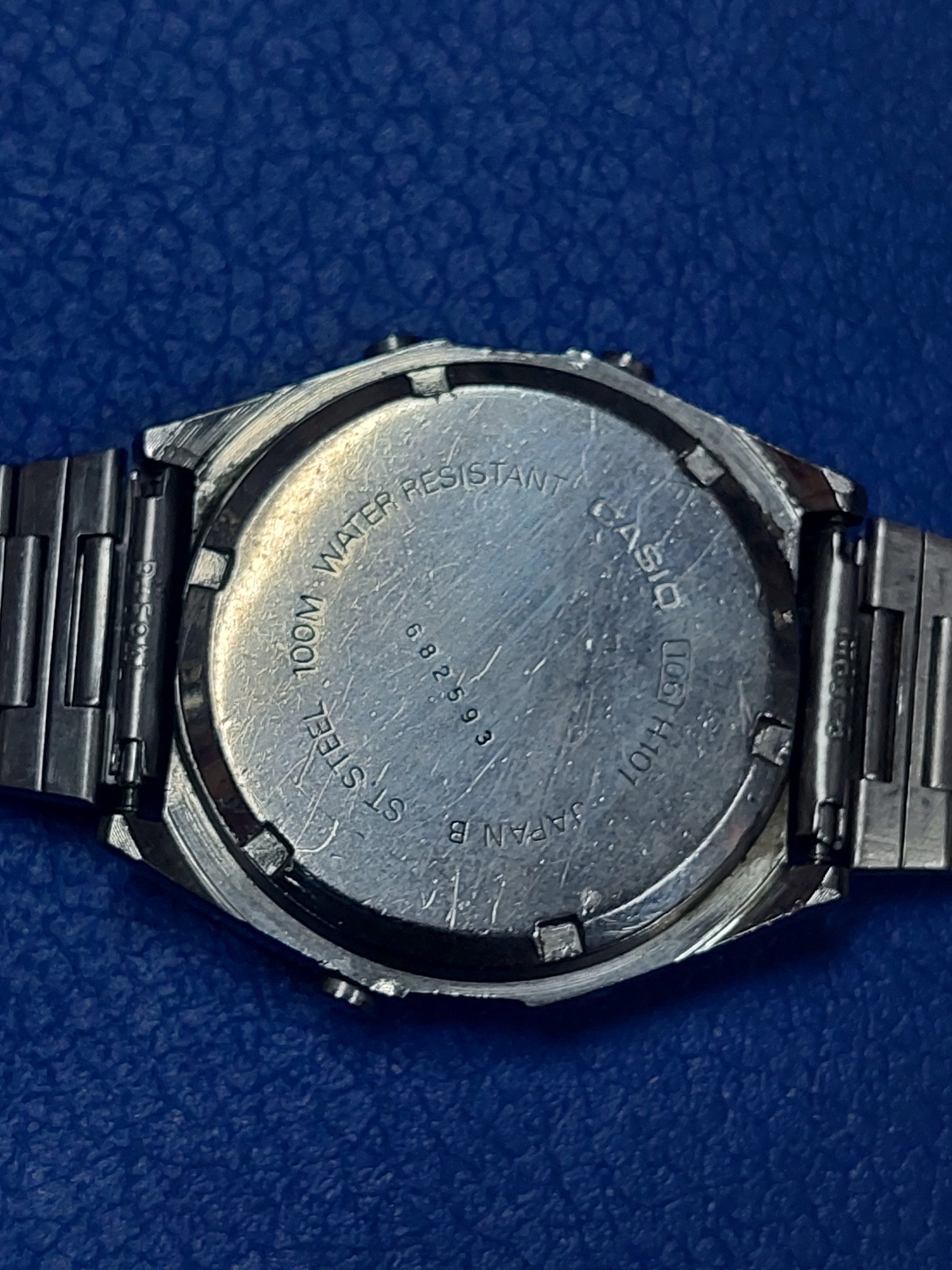 Rare Vintage CASIO H101 106 MARLIN Japan Digital Watch