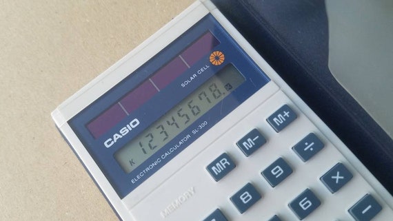 Casio outlet calculator cell