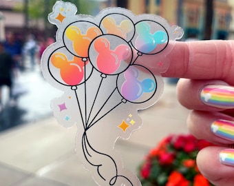 Magical Mickey Balloons Sticker