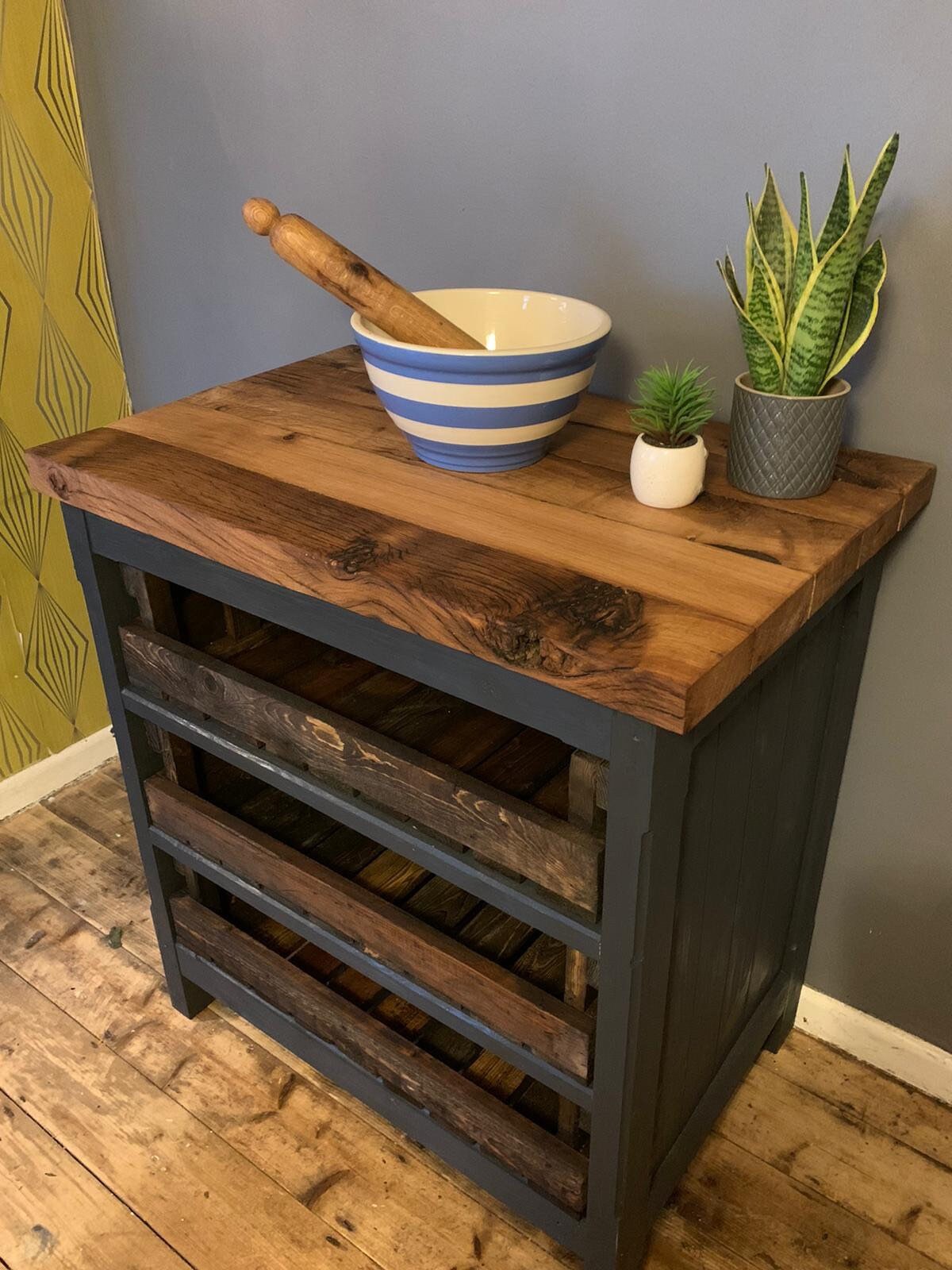 Butchers Block Kitchen Island Etsy UK
