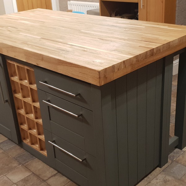Freestanding Kitchen Island Etsy UK
