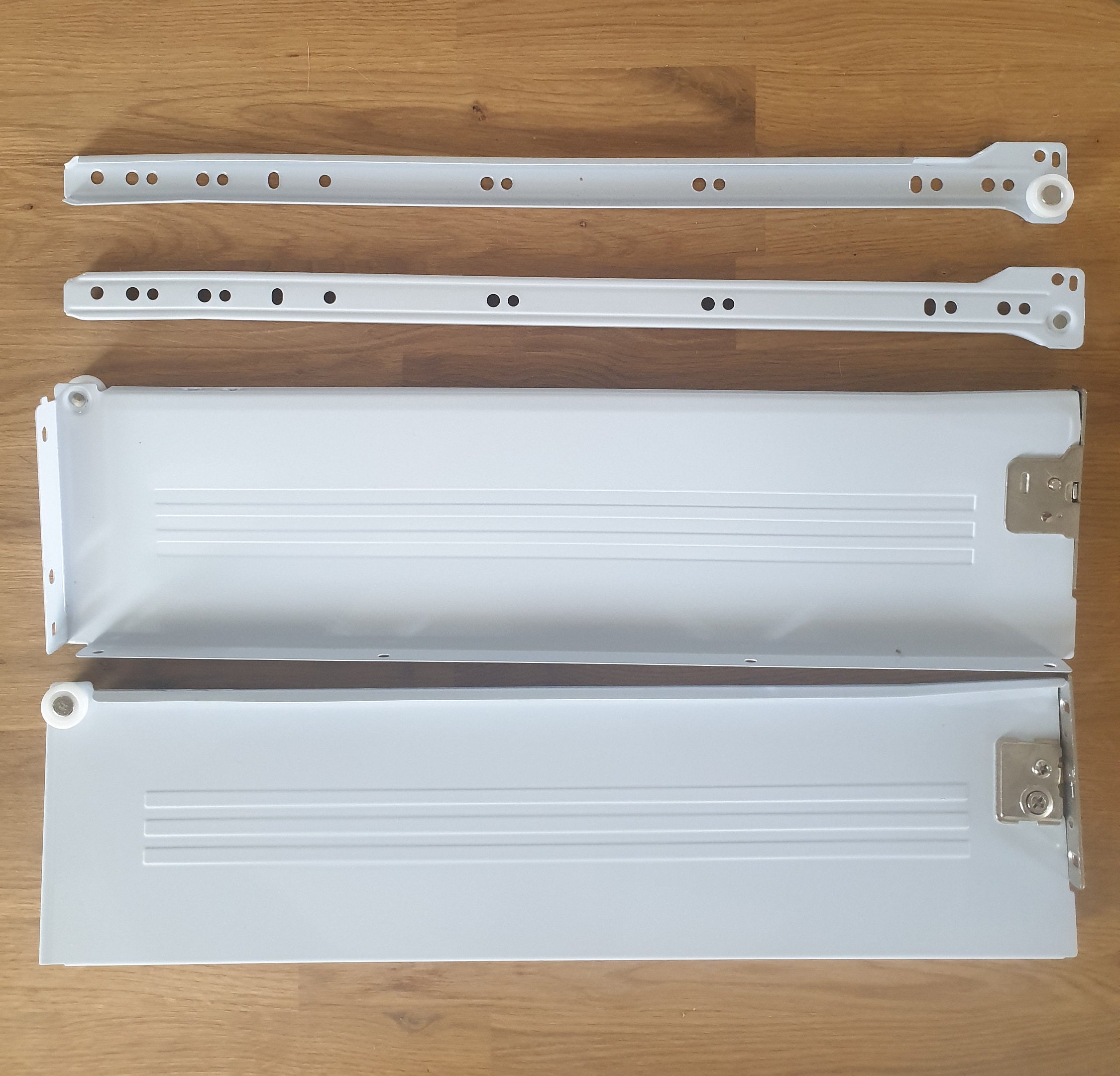 metal box kitchen drawer runners