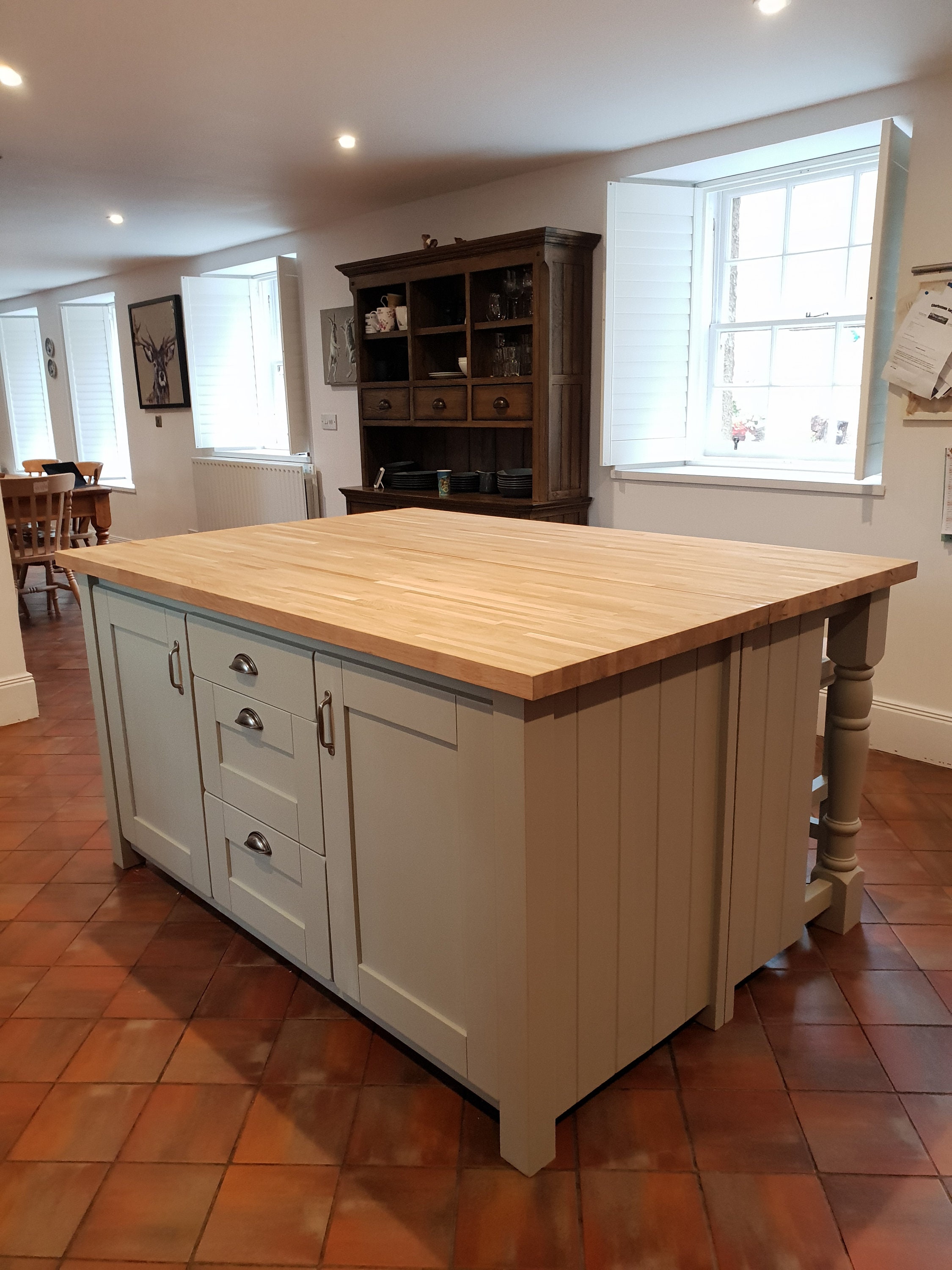 Large bespoke kitchen island The Bicester Etsy