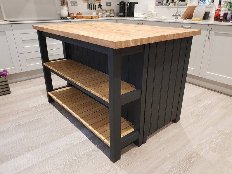 Kitchen Island With Shelves the Mullion Etsy UK