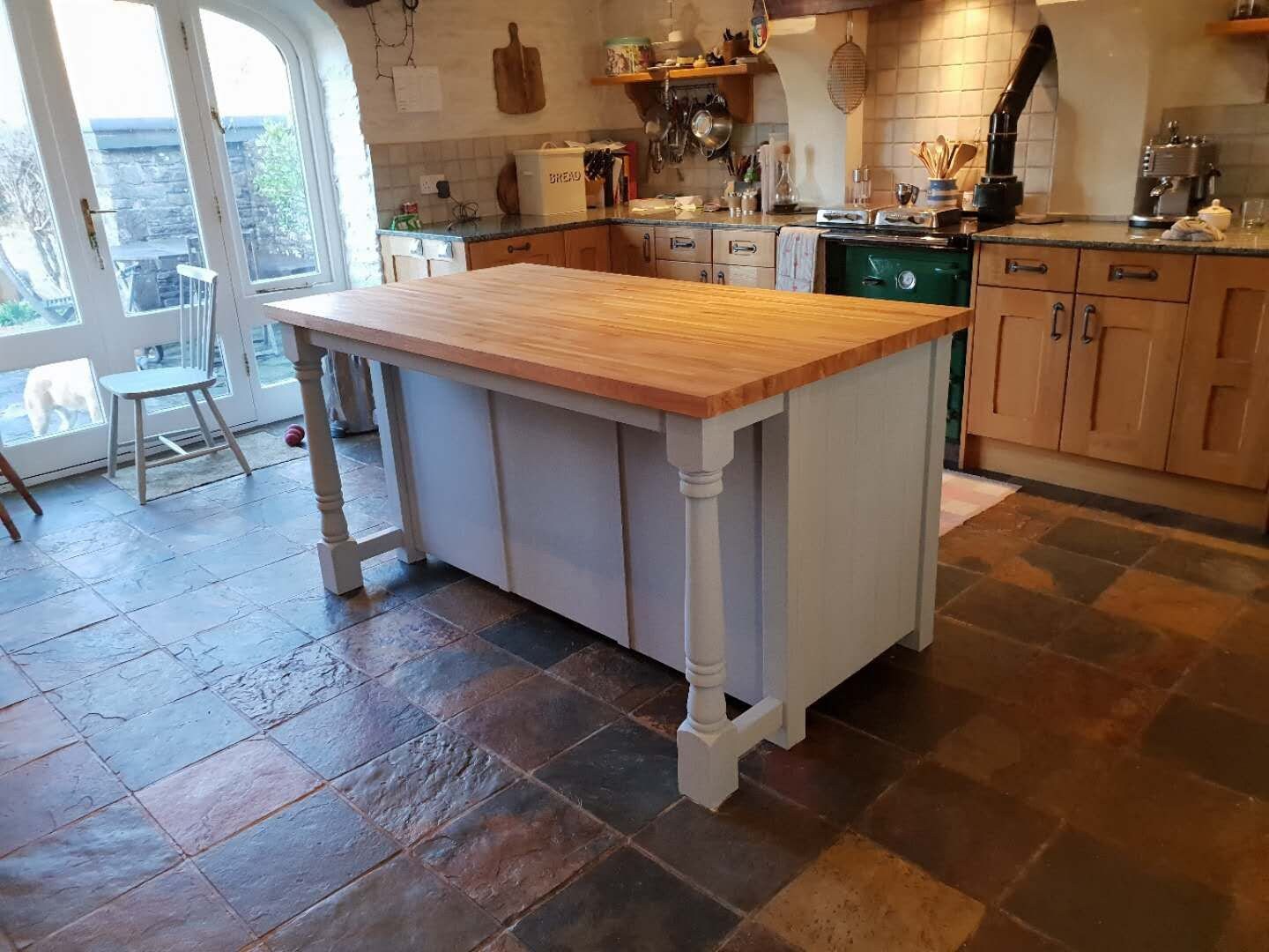 Bespoke farmhouse kitchen island The Burford Etsy