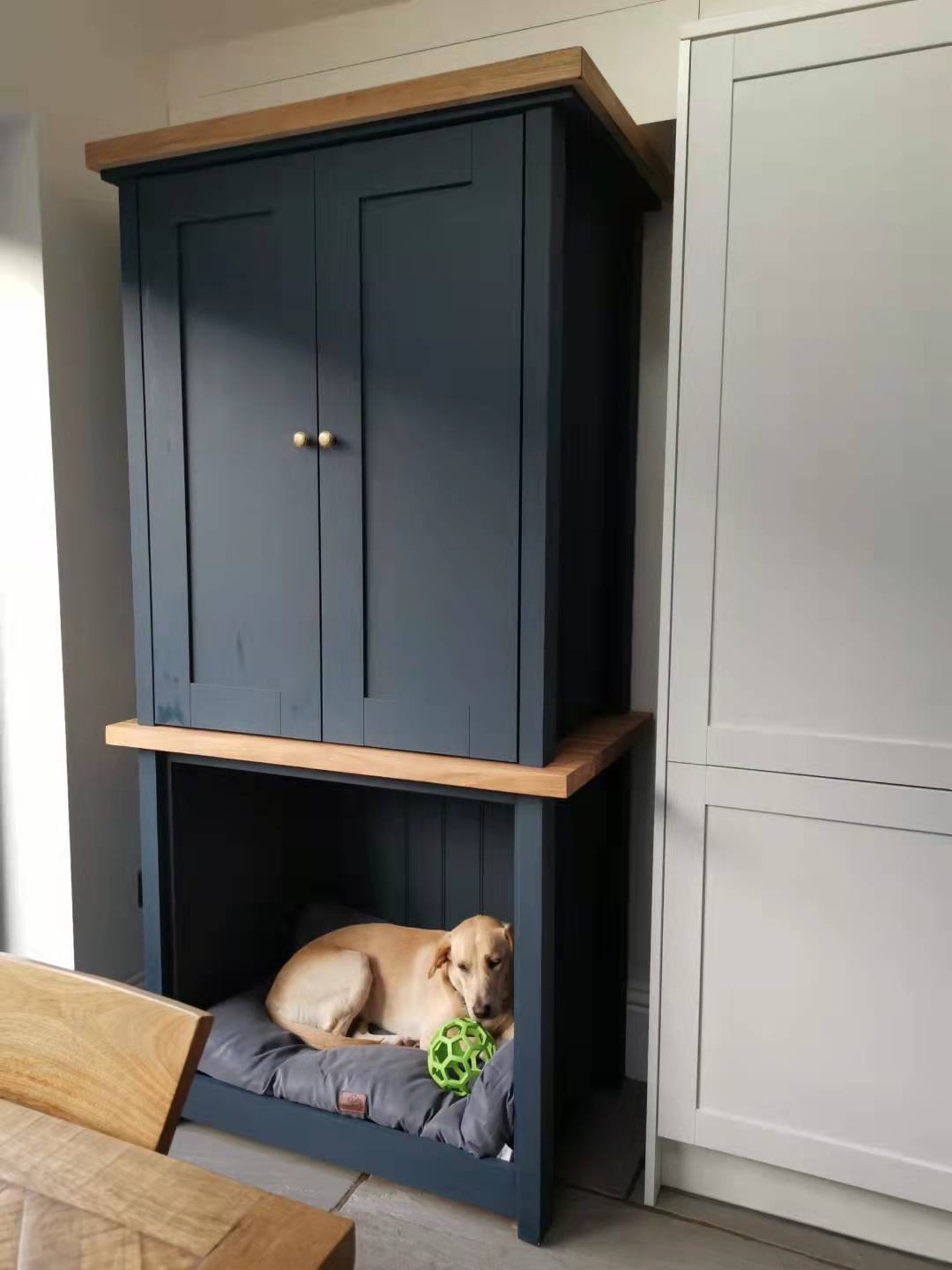 Dog Crate With Larder Etsy UK dog-crate-with-larder-etsy-uk