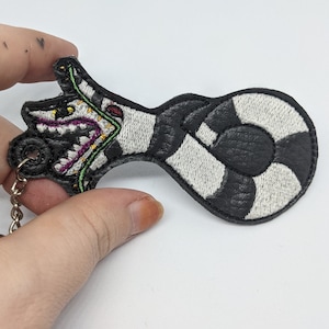 Sandworm Glow in the Dark Keychain