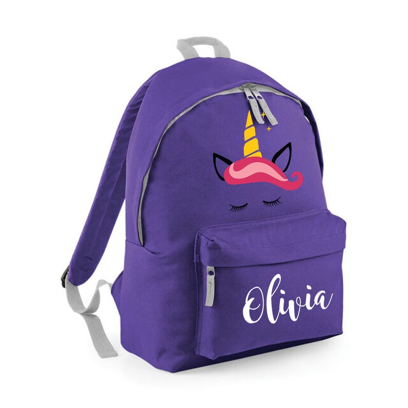 Kids Bag Kids Rucksack Personalised Backpack School Bag Personalised Unicorn Kids Backpack Unicorn Bag Personalised Rucksack