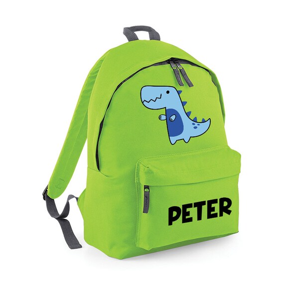 personalised dinosaur rucksack