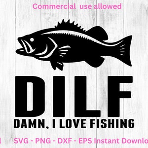 Maldita sea, me encanta pescar, pescar svg, imágenes prediseñadas de pesca, peces png, pescar arte lindo, pescar cricut, lindo svg, archivos de corte divertidos SVG