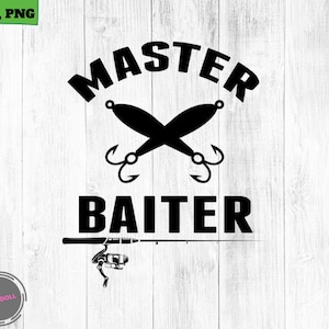 Maestro Baiter, pesca svg, prepartes de pesca, pescado png, pesca arte lindo, pesca cricut, svg lindo, archivos de corte SVG, Png