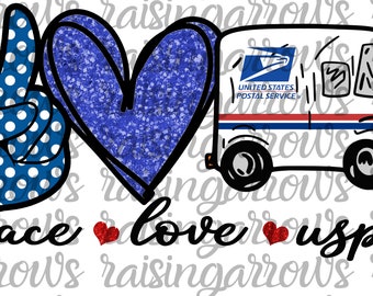 Free Free 225 Peace Love Usps Svg SVG PNG EPS DXF File