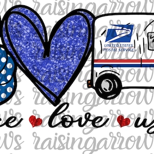 Download Peace Love Postal Worker Svg Png Digital Download Etsy