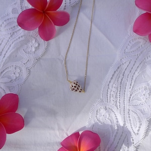 Hebrew Cone shell necklace