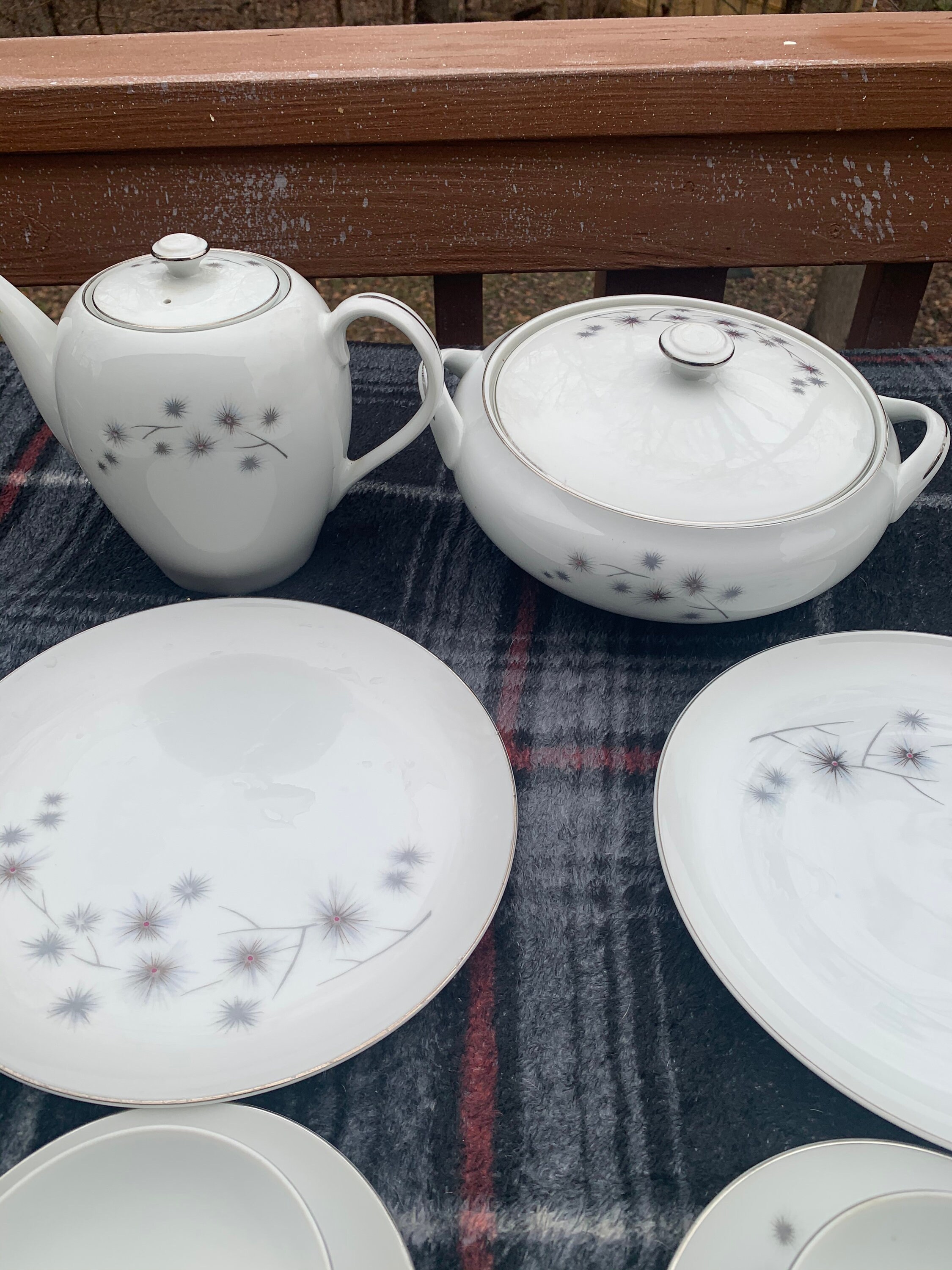 MCM Creative Fine China 1014 Japan 14 Piece Dinnerware Set Etsy